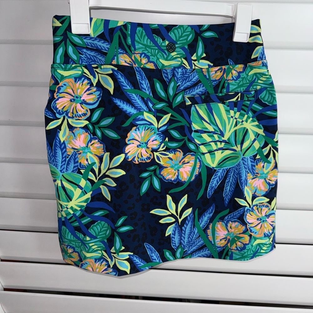 🌸 Lilly Pulitzer Size 00 MONICA Skort Luxletic Stretch Slash Pocket Orig 118